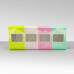 Eco-Friendly rectangle biscuit paper box cookie snack packaging box custom printing cereal box packaging with window